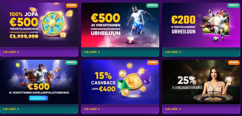 Kingmaker Casino bonus
